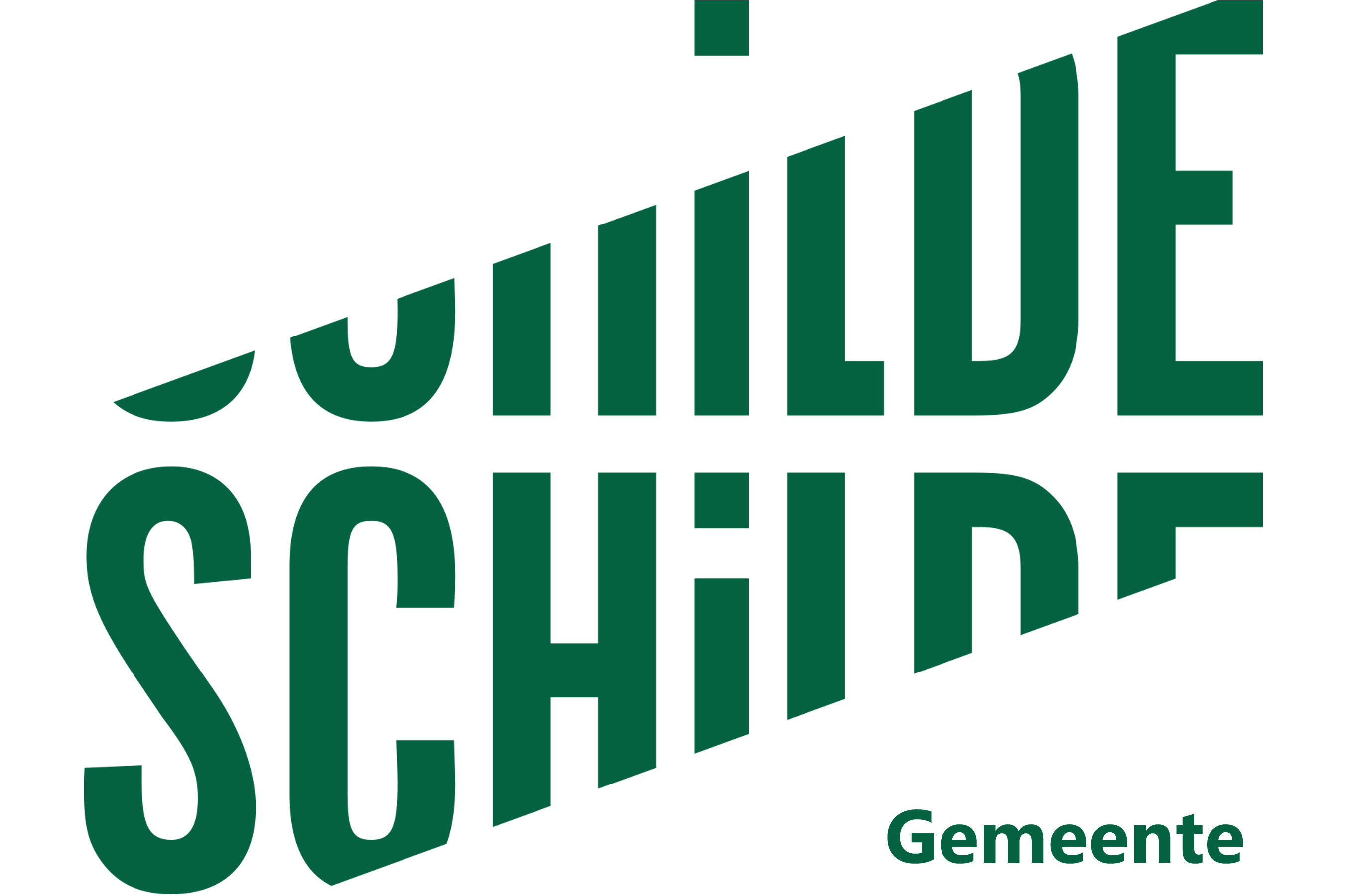 Schilde logo groen voor website zonder kader met gemeente
